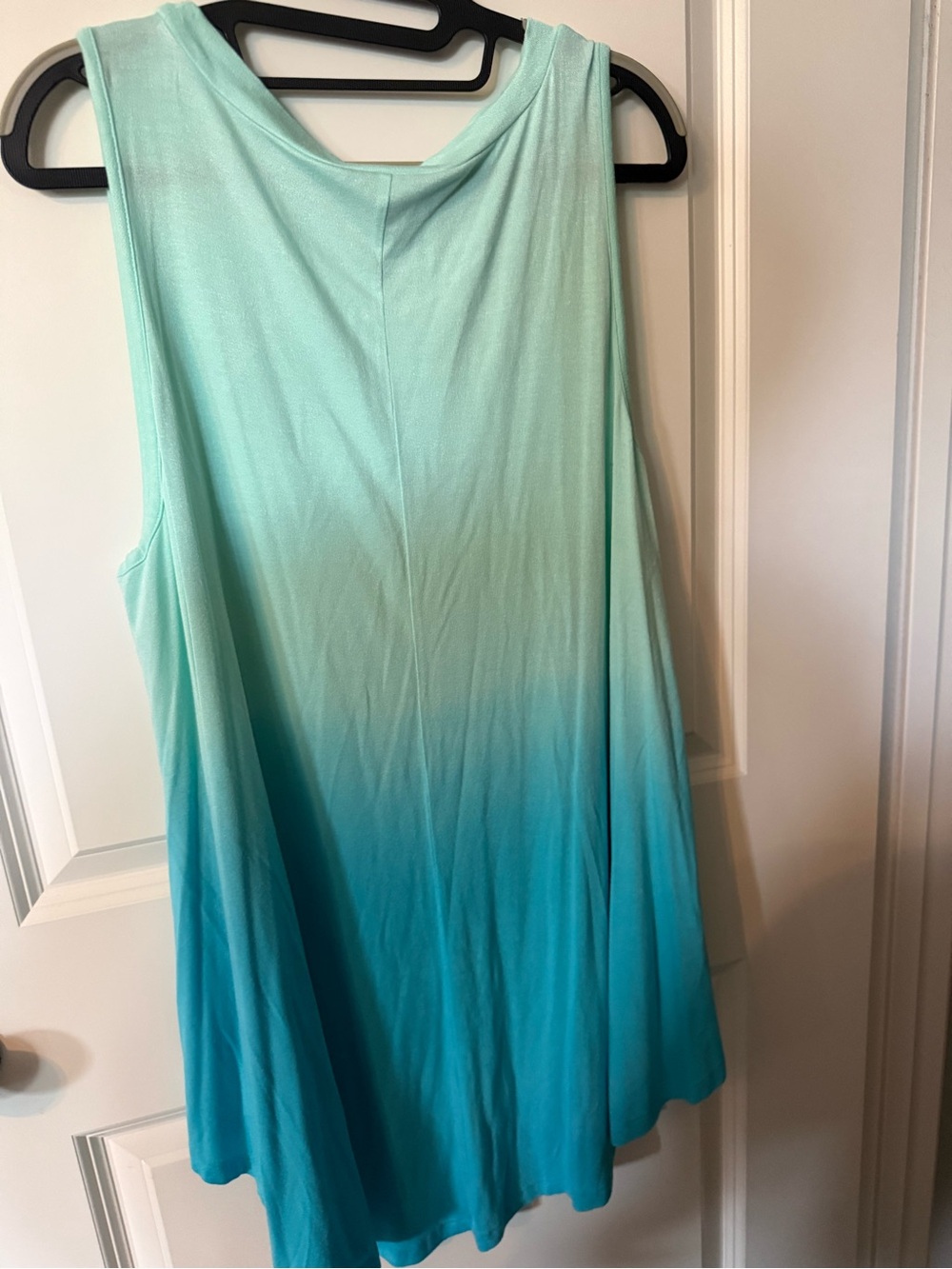 Lane Bryant Mint-to-Teal Ombre swing Tank - Picture 4 of 5